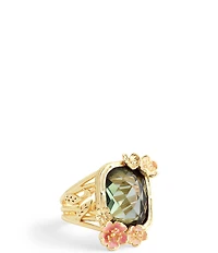 Anabel Aram Wildflowers Stone Cocktail Ring