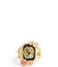 Anabel Aram Wildflowers Stone Cocktail Ring