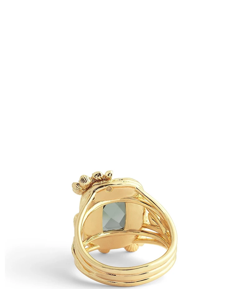 Anabel Aram Wildflowers Stone Cocktail Ring