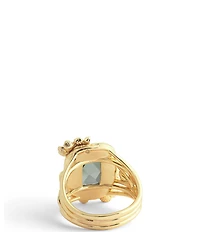 Anabel Aram Wildflowers Stone Cocktail Ring