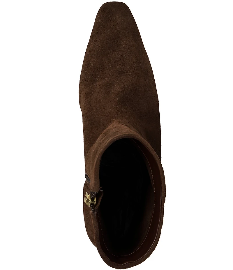 Andre Assous Amerie Suede Snip Toe Dress Booties