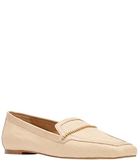 Andre Assous Ariane Fabric Chain Detail Loafers