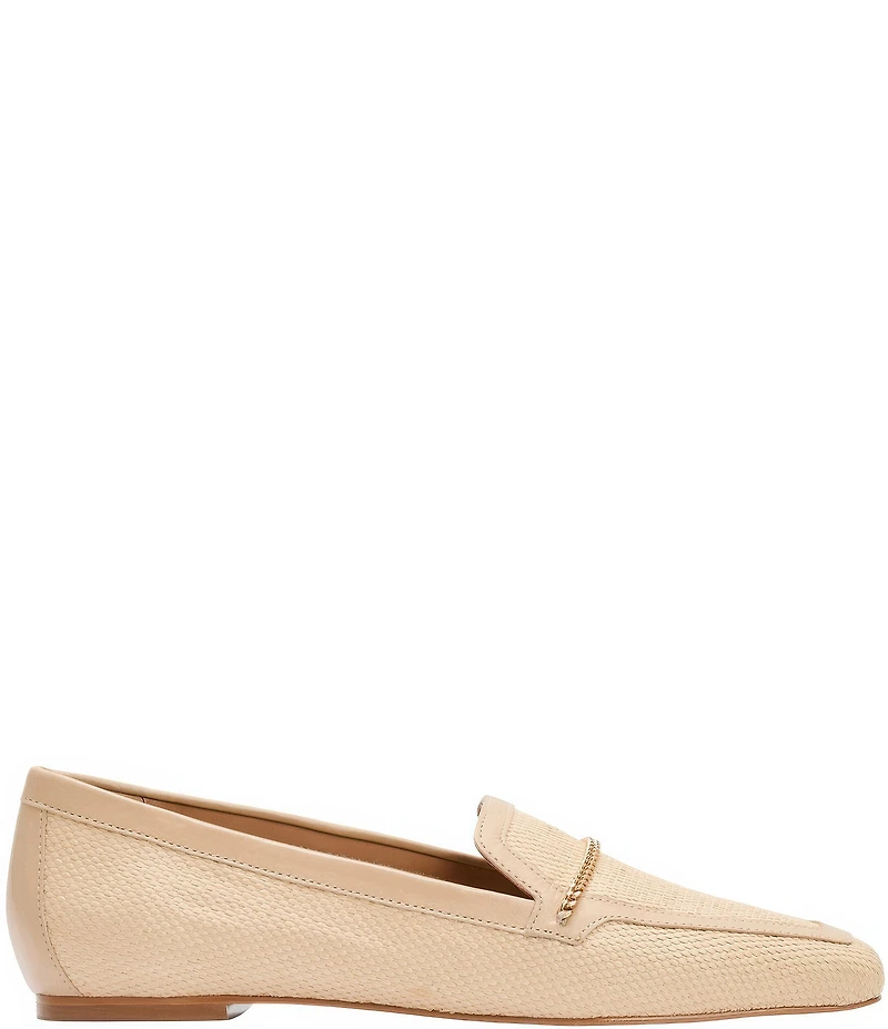 Andre Assous Ariane Fabric Chain Detail Loafers