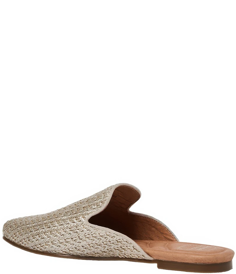 Andre Assous Daria Metallic Raffia Mules