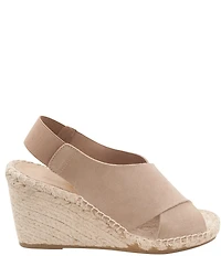 Andre Assous Figaro Suede Cross Band Sling Wedge Espadrilles