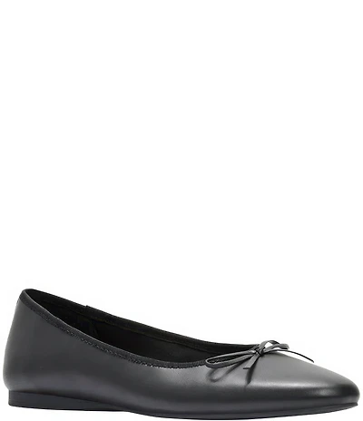 Andre Assous Haley Leather Ballerina Bow Flats