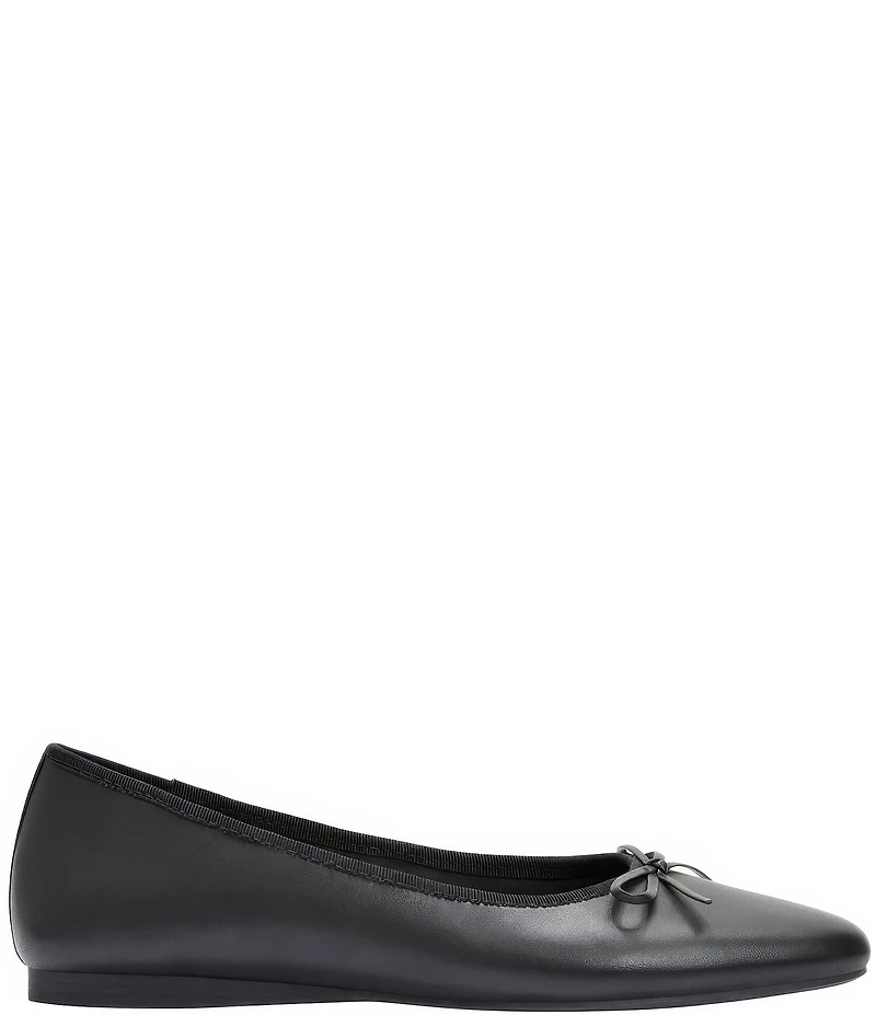 Andre Assous Haley Leather Ballerina Bow Flats