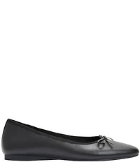 Andre Assous Haley Leather Ballerina Bow Flats