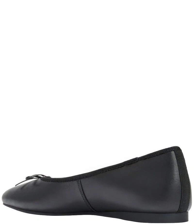 Andre Assous Haley Leather Ballerina Bow Flats