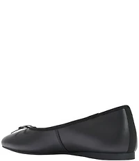 Andre Assous Haley Leather Ballerina Bow Flats