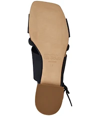 Andre Assous Journee Suede Square Toe Slingback Sandals