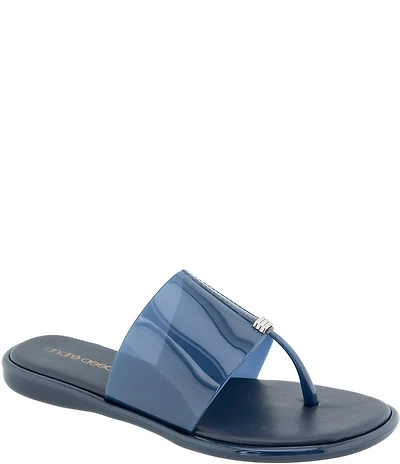 Andre Assous Naama Jelly Thong Flat Sandals