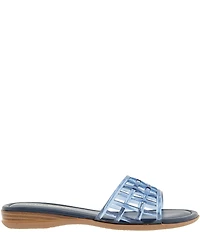 Andre Assous Nabil Caged Jelly Flat Slide Sandals
