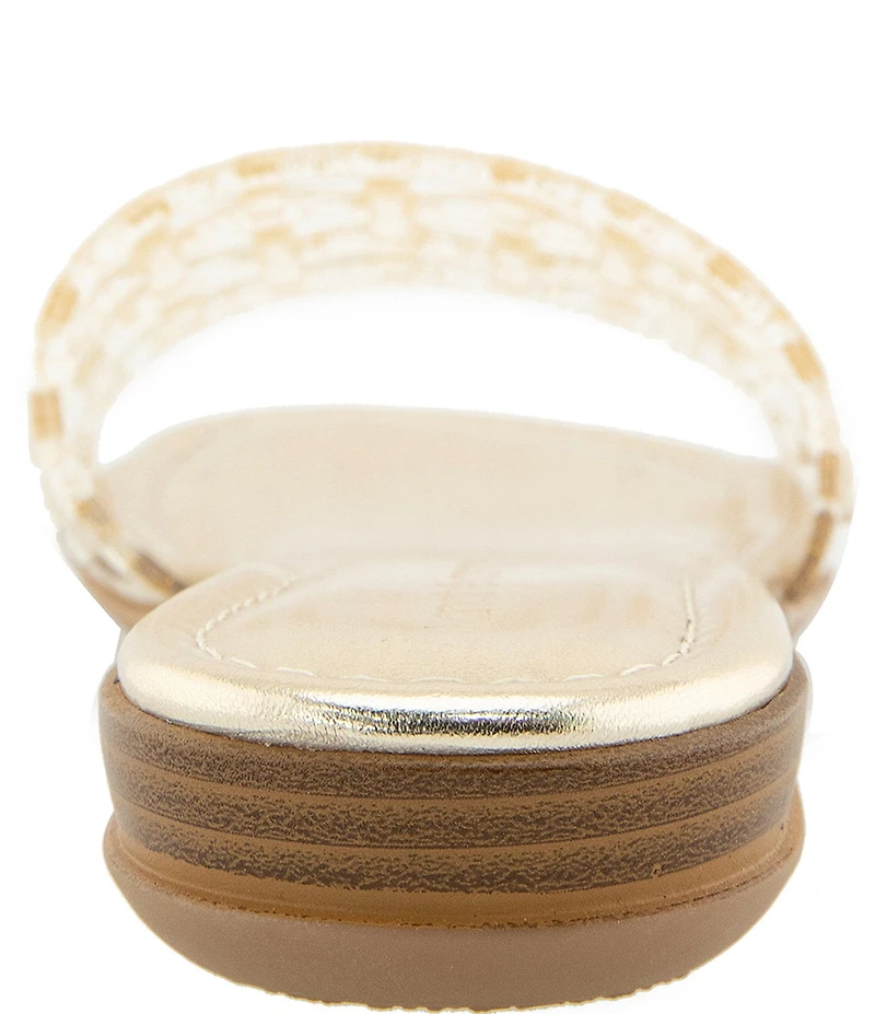 Andre Assous Nabil Caged Jelly Flat Slide Sandals