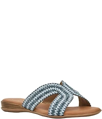 Andre Assous Nade Woven Slide Sandals