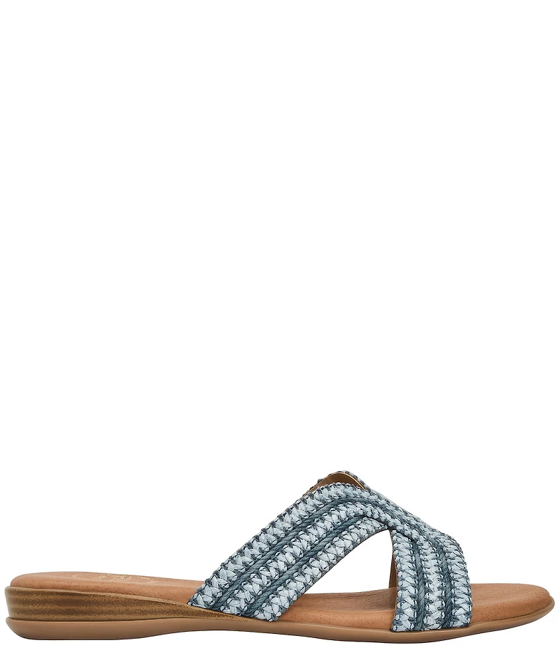 Andre Assous Nade Woven Slide Sandals