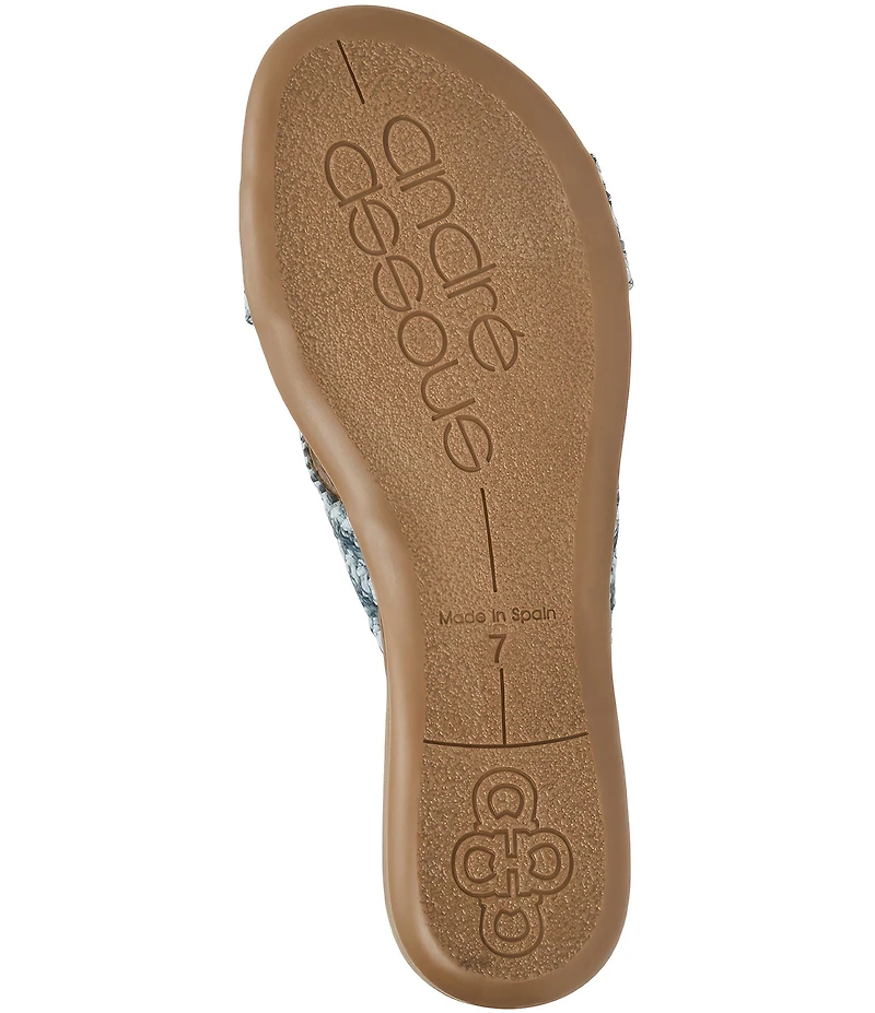 Andre Assous Nade Woven Slide Sandals