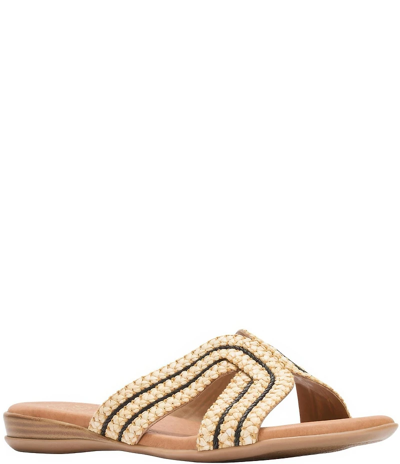 Andre Assous Nade Woven Slide Sandals