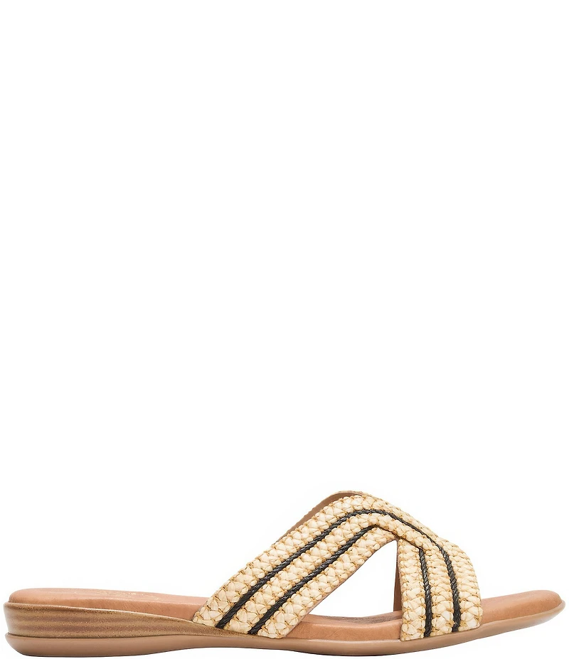 Andre Assous Nade Woven Slide Sandals