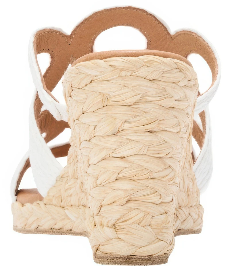 Andre Assous Neena Raffia Espadrille Wedge Slide Sandals