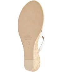 Andre Assous Neena Raffia Espadrille Wedge Slide Sandals