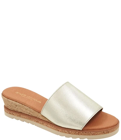 Andre Assous Nessie Elastic Banded Espadrille Wedge Sandals