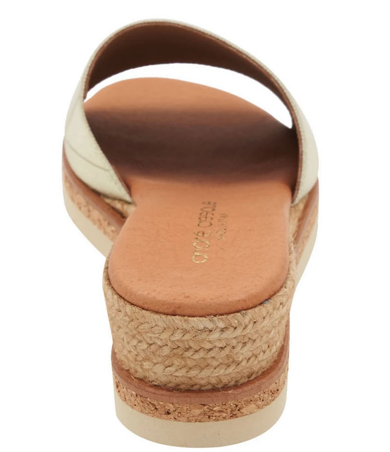 Andre Assous Nessie Elastic Banded Espadrille Wedge Sandals