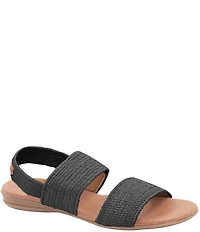 Andre Assous Nigella Woven Stretch Raffia Sandals