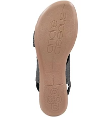 Andre Assous Nigella Woven Stretch Raffia Sandals