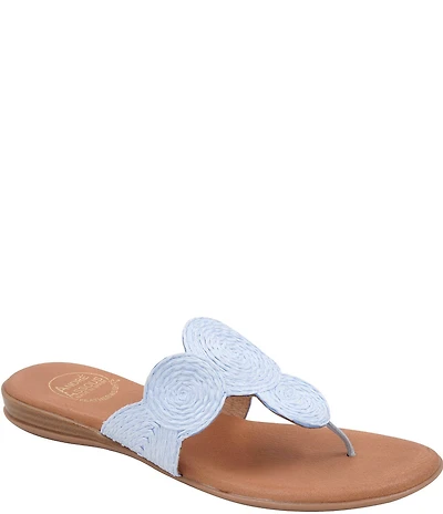Andre Assous Nikky Textile Thong Sandals