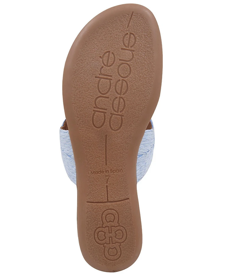 Andre Assous Nikky Textile Thong Sandals