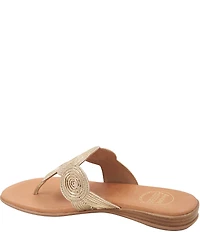 Andre Assous Nikky Textile Thong Sandals