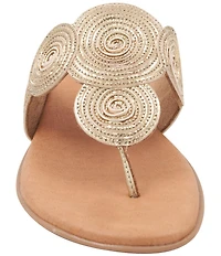 Andre Assous Nikky Textile Thong Sandals