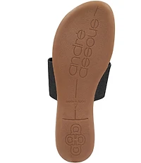 Andre Assous Nixi Stretch Raffia Ornamented Thong Sandals