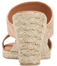 Andre Assous Nolita Cork Espadrille Wedge Slide Sandals