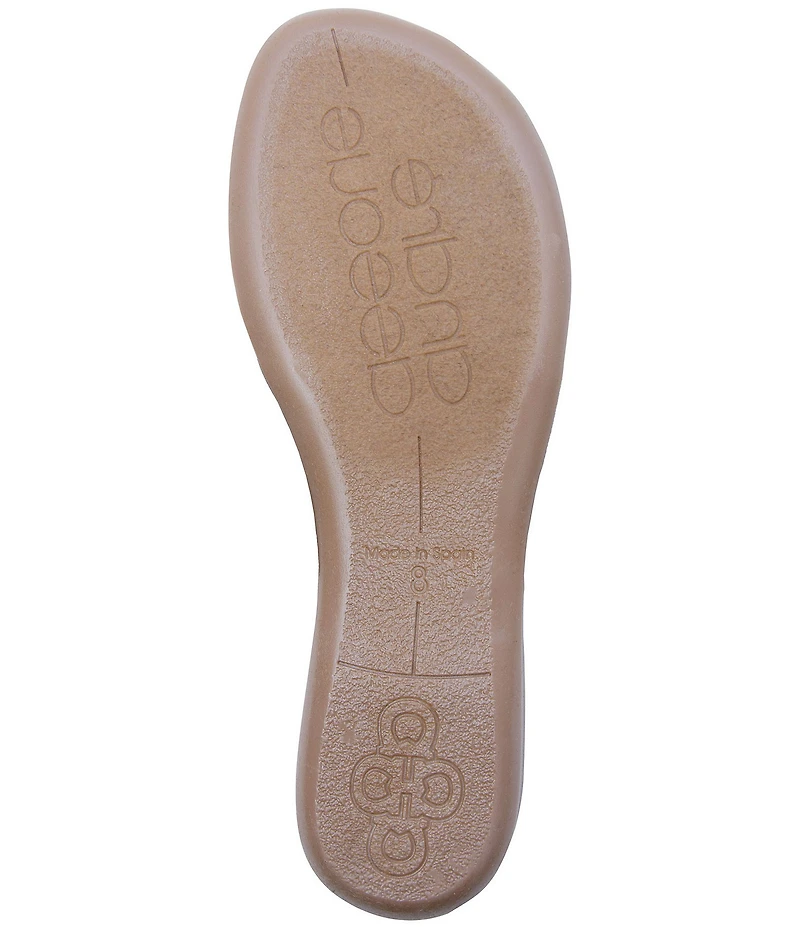 Andre Assous Novalee Featherweight Elastic Leather Fringe Thong Sandals