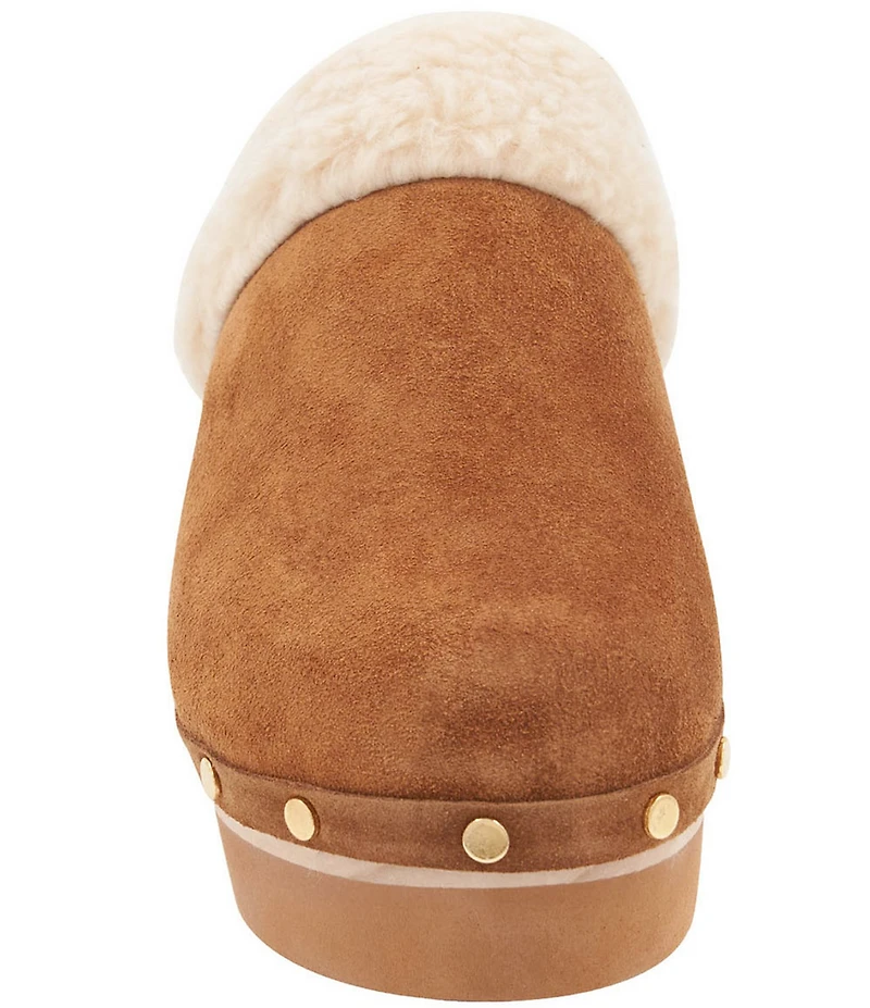 Andre Assous Olivia Faux Shearling Suede Clogs