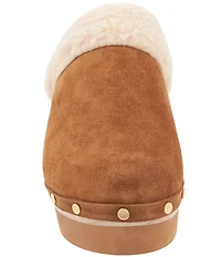 Andre Assous Olivia Faux Shearling Suede Clogs