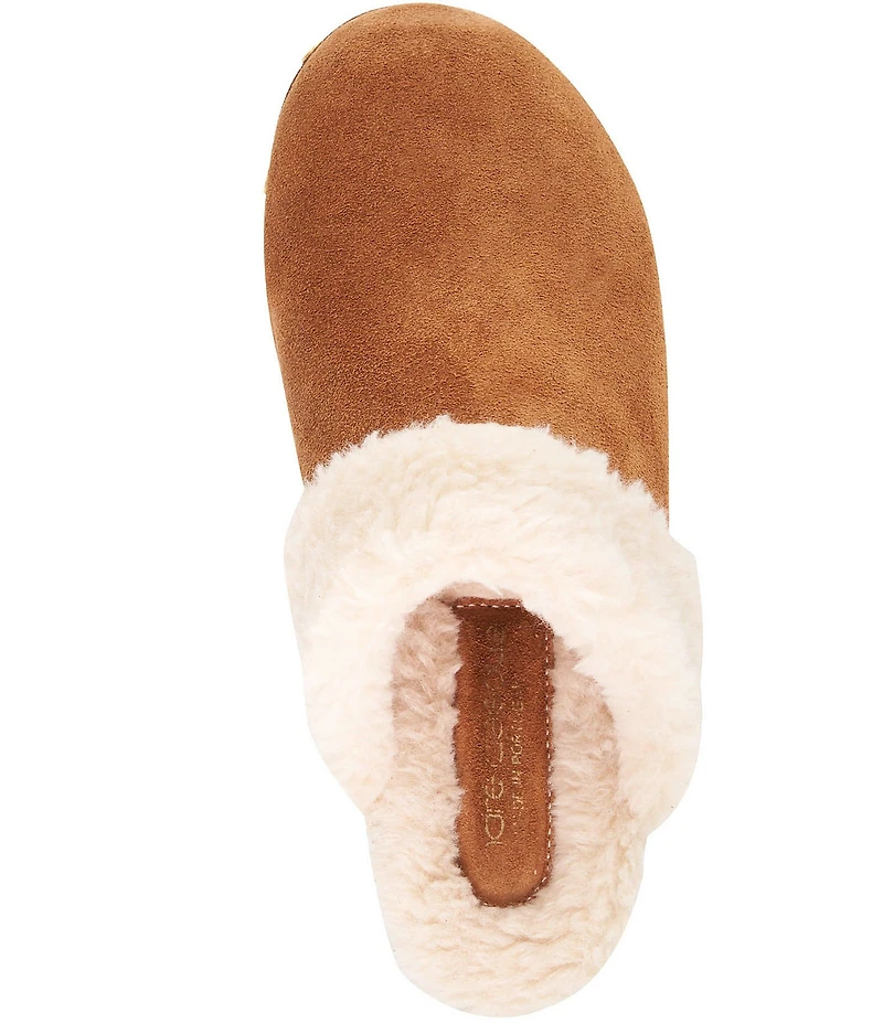 Andre Assous Olivia Faux Shearling Suede Clogs