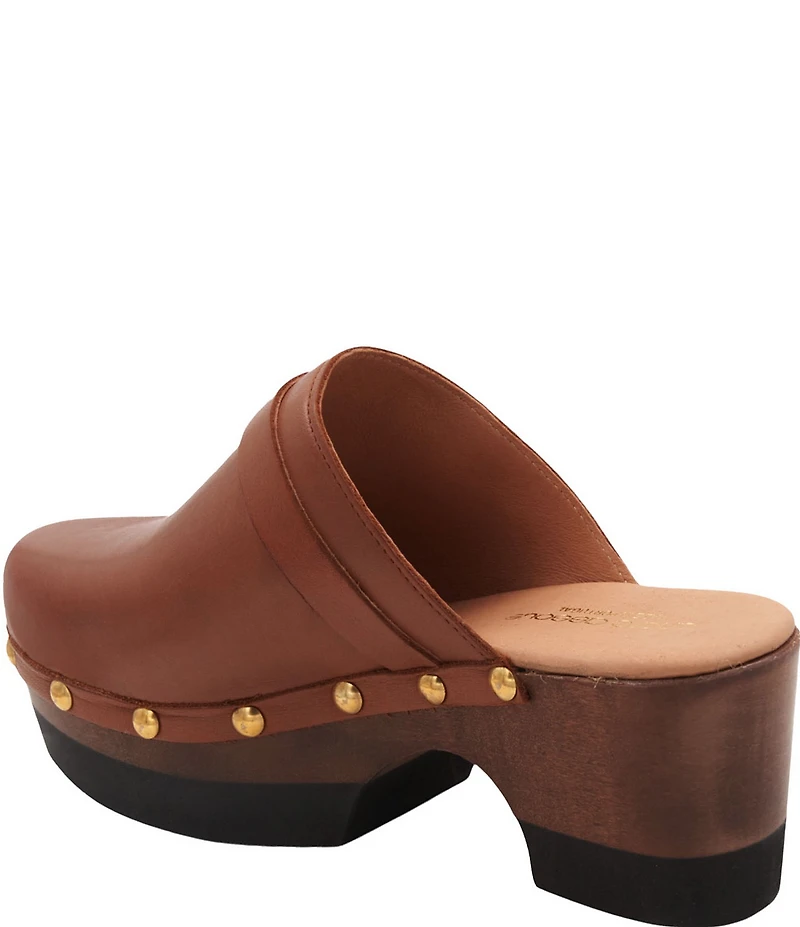 Andre Assous Orla Leather Studded Clogs
