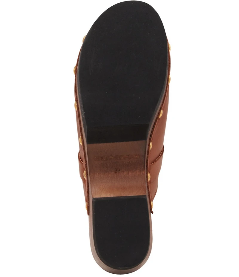 Andre Assous Orla Leather Studded Clogs