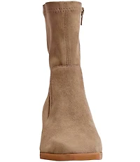 Andre Assous Verona Suede Stretch Shaft Wedge Booties