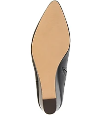 Andre Assous Wyatt Leather Wedge Mules