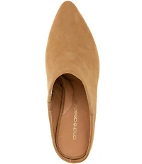 Andre Assous Wyatt Suede Wedge Mules