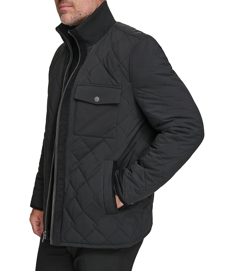 Andrew Marc Sport Amberg Corduroy Contrast Barn Jacket