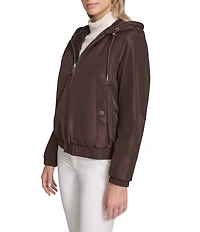 Andrew Marc Sport Dalby Reversible Hoodie Faux Fur Jacket