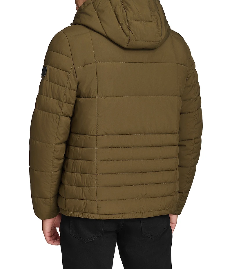 Andrew Marc Sport Fitzroy Quilted Puffer Hooded Jacket