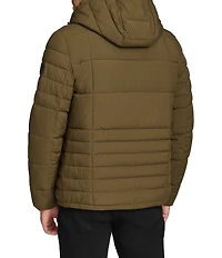 Andrew Marc Sport Fitzroy Quilted Puffer Hooded Jacket