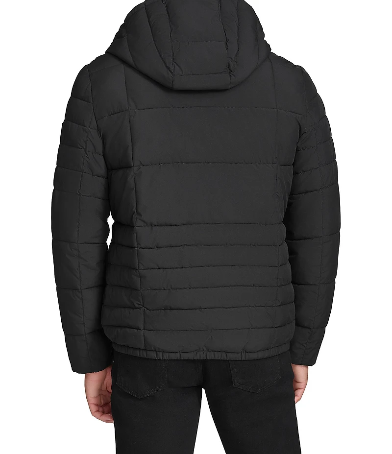 Andrew Marc Sport Fitzroy Quilted Puffer Hooded Jacket