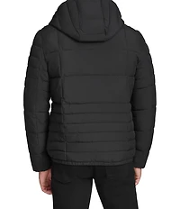 Andrew Marc Sport Fitzroy Quilted Puffer Hooded Jacket